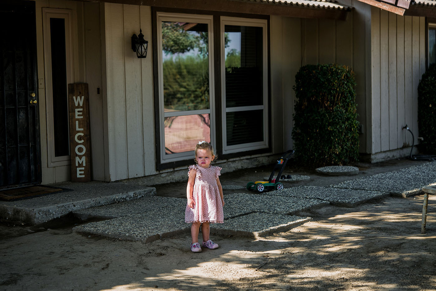 One-year-old Reese Smith’s great-grandfather began her family’s farming tradition in Hanford, California
