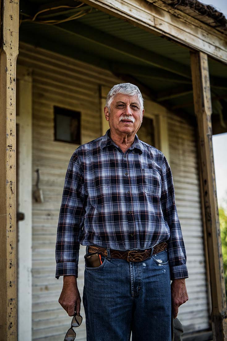 Hanford, California, farmer David Avila, 75, of Avila and Sons Farms, LLC, at a home that has been in his family for more than 100 years.