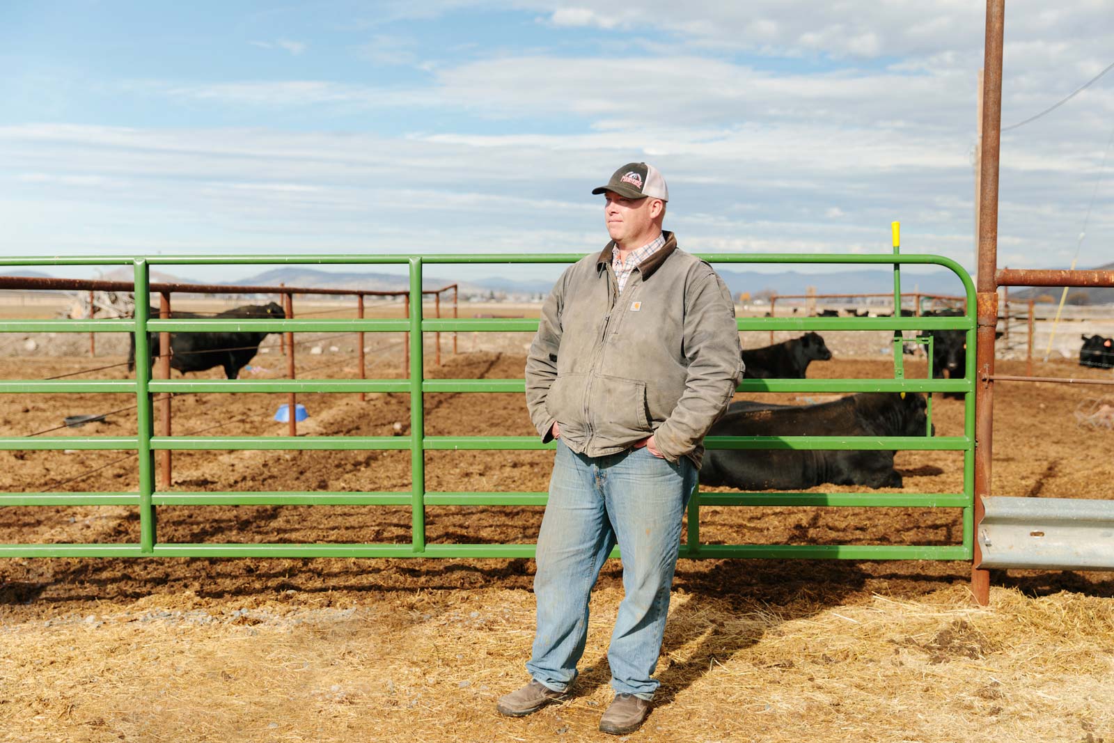Ty Kliewer, a cattle rancher in the Klamath Project.