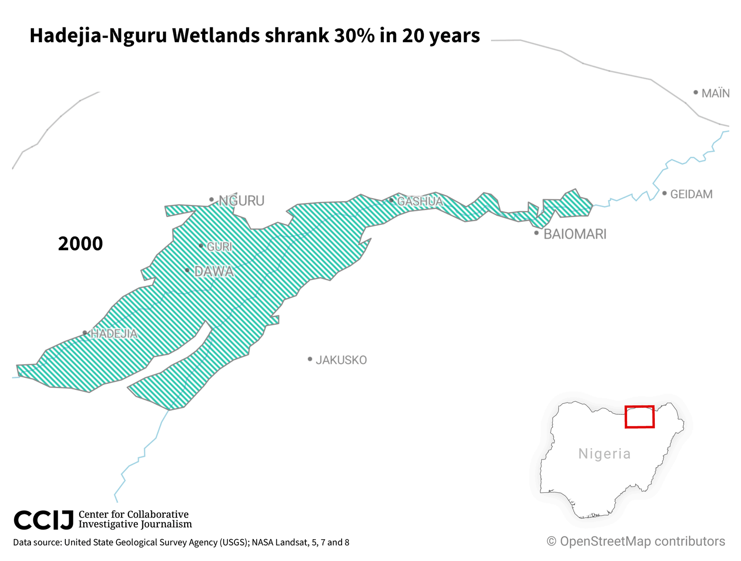 Hadejia-Nguru Wetlands shrank 30% in 20 years