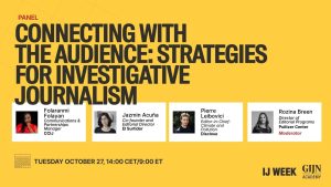 CCIJ’s Fola Folayan to Speak on Audience Engagement at GIJN Investigative Journalism Week
